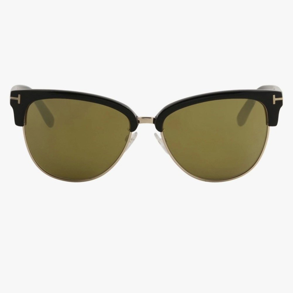 Tom Ford Fany Sunglasses in Shiny Black FT0368 01A 59 w/ Case and Cleaning Cloth - Picture 2 of 11